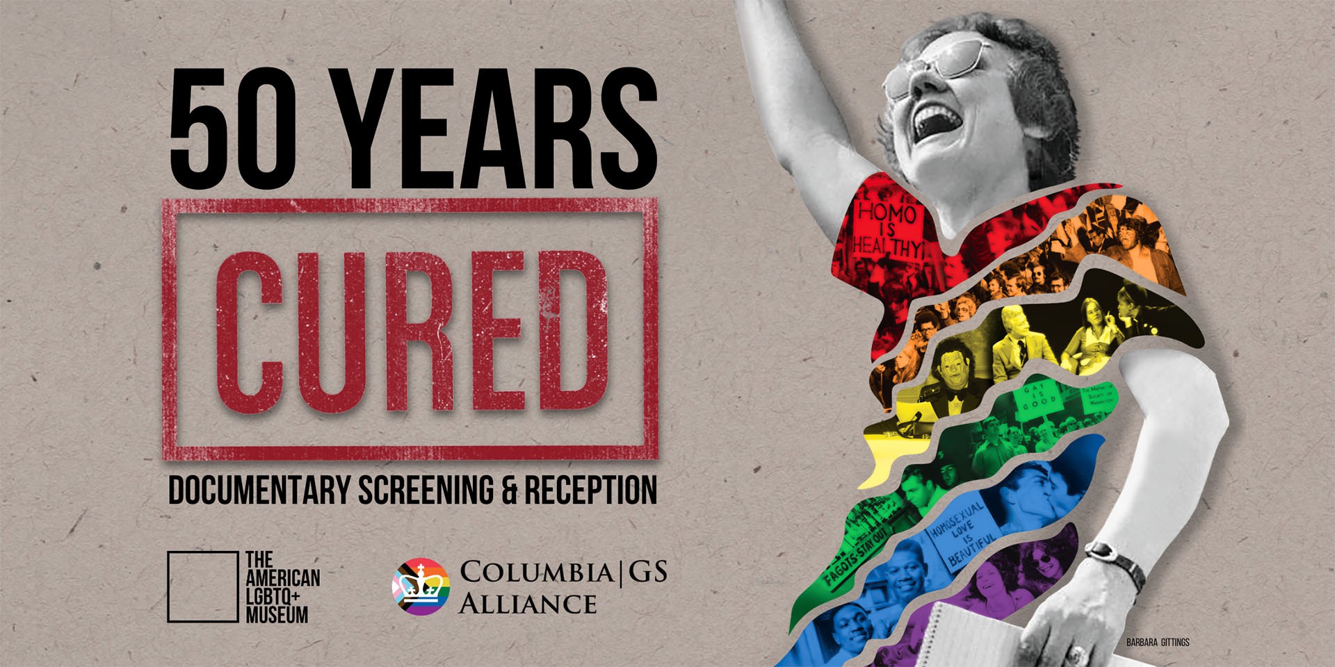 50 Years CURED Film Event Poster