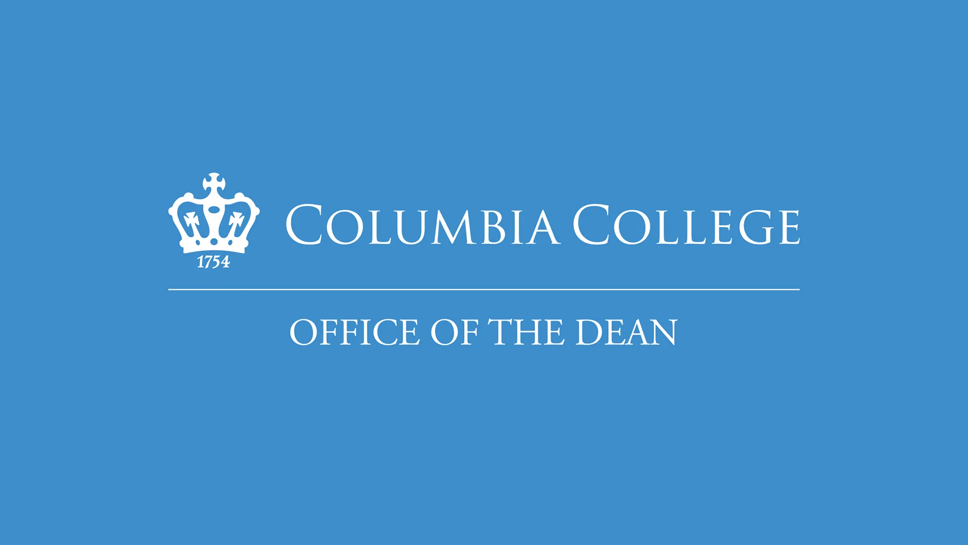 Columbia College Office of the Dean logo